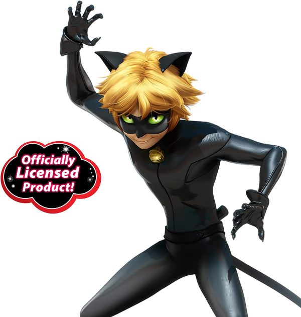 Bandai Miraculous-Kit di trasformazione-Chat Noir-Travestimento e Accessori da supereroe-P50603, Multicolore, P50603 - immagine 4