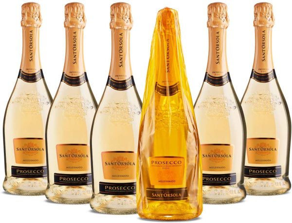 Sant'Orsola Prosecco D.O.C. Millesimato Luxury - Pacco da 6 x 750 ml