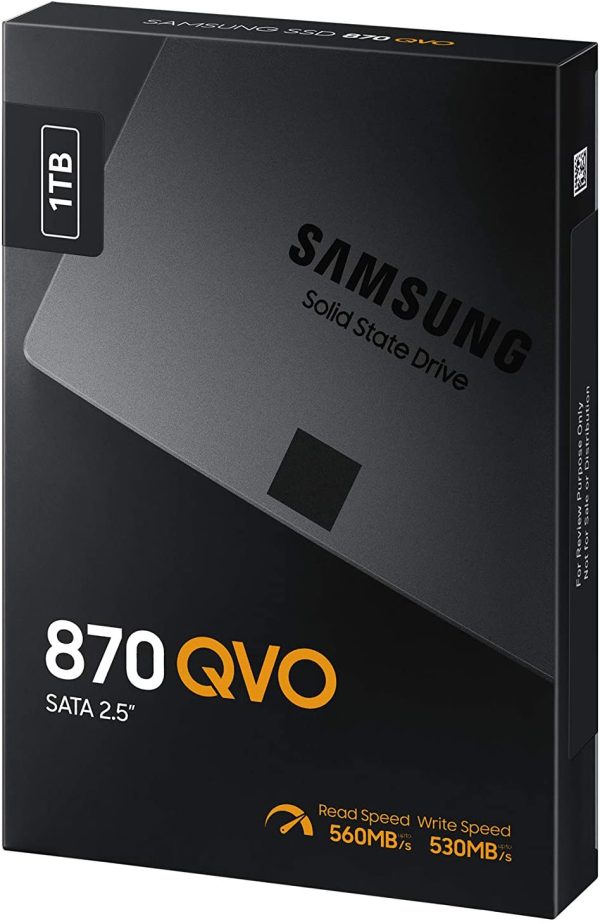 MZ-77Q1T0BW 870 QVO SSD Interno, 1 TB, SATA, 2.5" - immagine 9