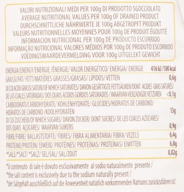 Probios - Il Nutrimento Fagioli Neri al Naturale - 12 confezioni da 400 gr - immagine 2