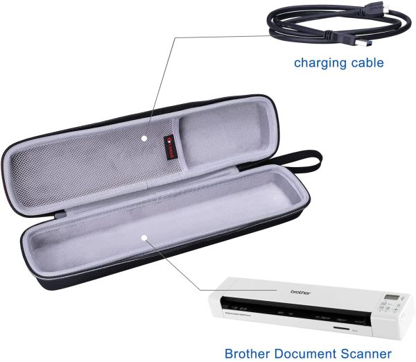 Custodia per Scanner Portatile, Compatibile per Brother DS940DW Scanner Portatile - immagine 6