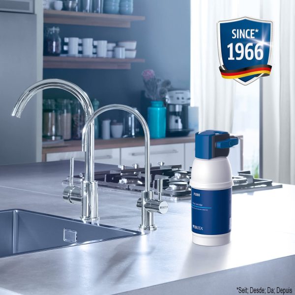 BRITA Filtro P1000 - Filtro di ricambio per sistemi BRITA Online Active Plus, Mypure P1, Waterbar, riduce cloro, calcare e metalli come piombo e rame fino a 12 mesi - immagine 6