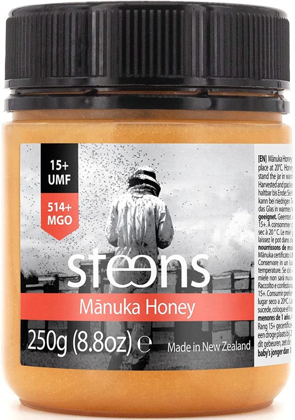 Steens Miele Di Manuka | MGO 514+ (UMF 15+) | 250 g puro Nuova Zelanda - immagine 6