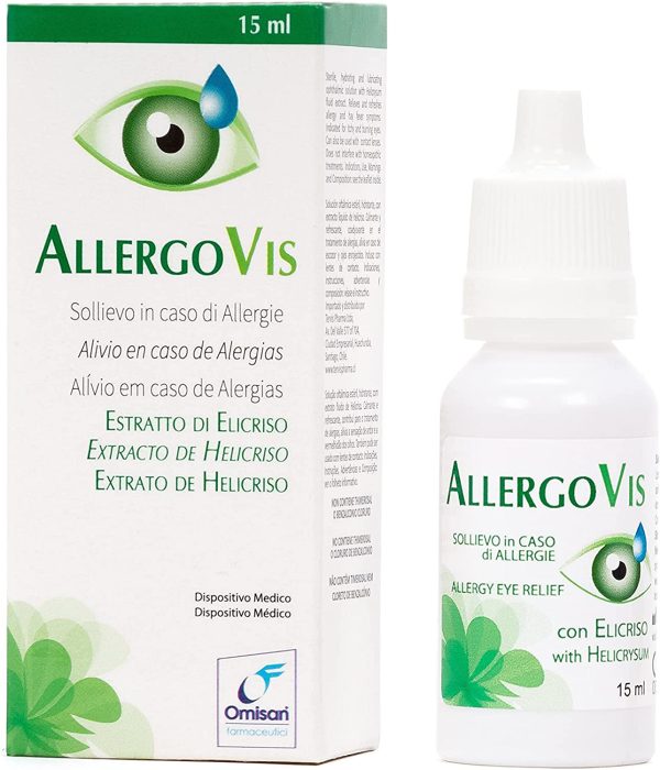 Allergovis Gocce Oculari con Estratto di Elicriso - 15 ml - immagine 2