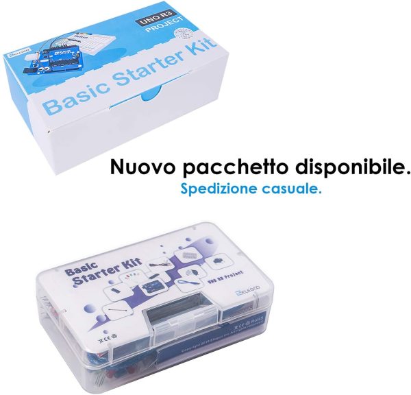 Progetto Starter Kit Basic per Principianti con Tutorial in Italiano Learning Kit di Apprendimento Compatibile con Arduino IDE - immagine 3