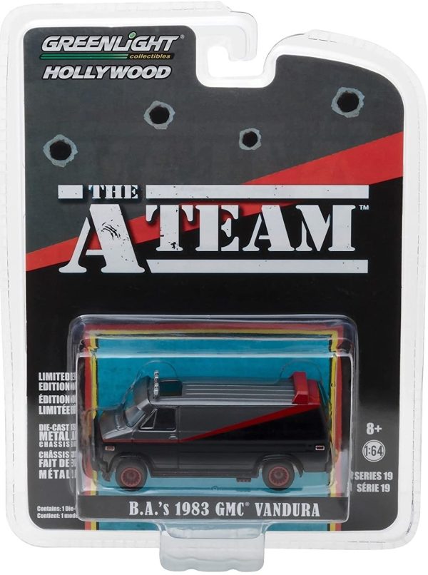 Greenlight A-TEAM Modellino DieCast Furgone GMC VANDURA 1983 di B.A. BARACUS - Scala 1/64 ORIGINALE - immagine 2