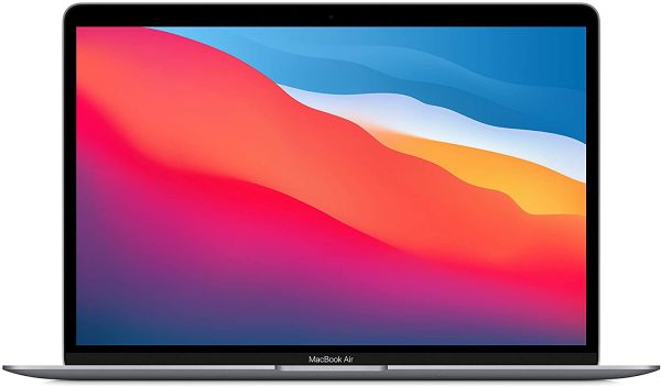 Apple PC Portatile MacBook Air 2020: Chip Apple M1, Display Retina 13", 8GB RAM, 256GB SSD, Tastiera retroilluminata, Videocamera FaceTime HD, Touch ID - Grigio siderale