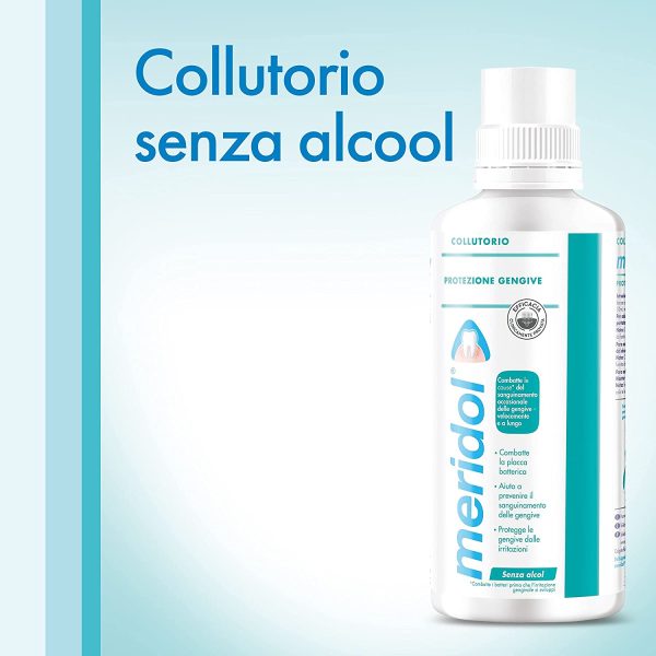 Meridol Collutorio con Ingrediente Antibatterico, Protezione Gengive, 400ml - immagine 3