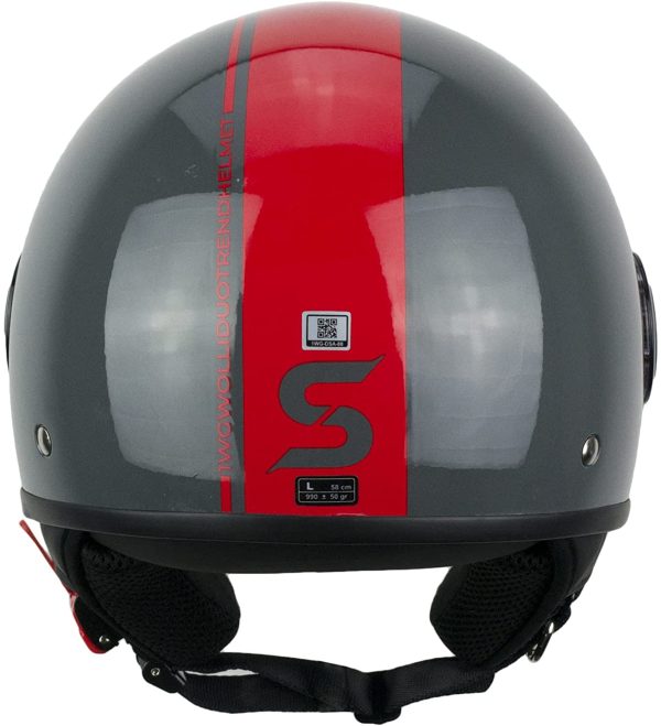 Casco demi jet SKA-P visiera sagomata, - immagine 3