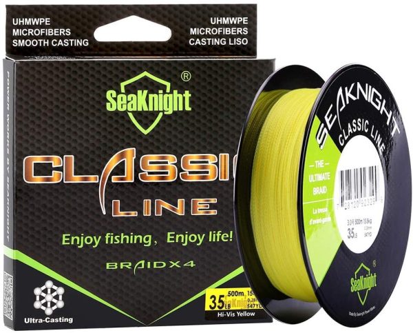 SeaKnight Classico 4 Fili Intrecciato Lenza 300M/500M PE Linea Intrecciata Mare Intrecciato la Linea di Pesca 6-80LB - immagine 4