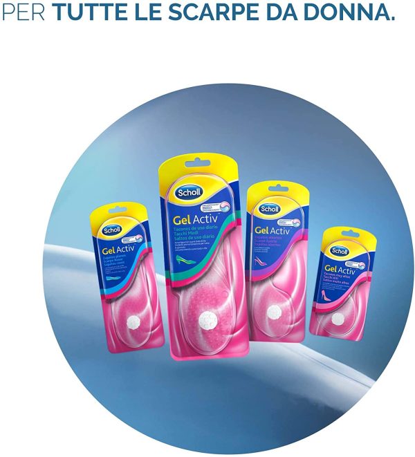 Scholl Gel Activ Solette Donna per Scarpe Aperte, 1 Paio - immagine 4