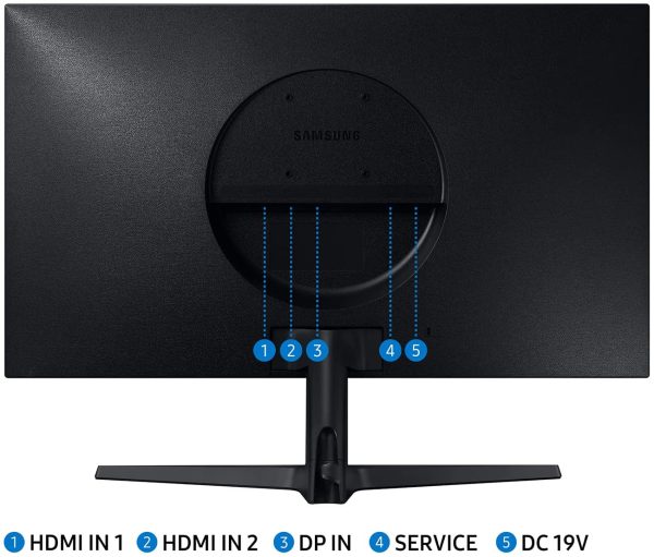 HRM UR55 (U28R552), Flat, 28", 3840x2160 (UHD 4K), HDR10, IPS, 60 Hz, 4 ms, FreeSync, HDMI, Display Port, Ingresso Audio, PIP e PBP, Eye Saver Mode, Dark Blue Gray - immagine 3