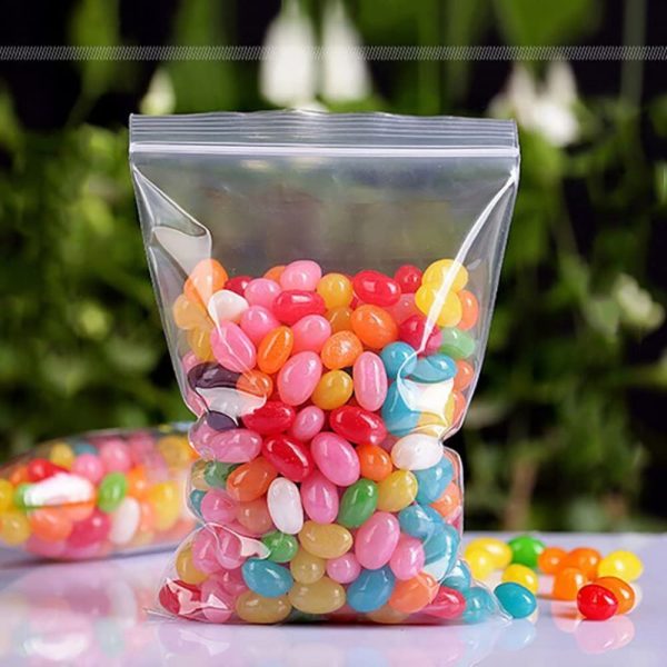 Sacchetti in plastica trasparente risigillabili, borsa con chiusura a cerniera riutilizzabile, ispessimento e durevole, premere per chiudere, 6x8cm240PZ - immagine 5