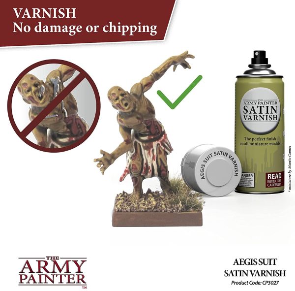 The Army Painter | Aegis Suit Satin Varnish | Spray Smaltante per Pittura di Modellini in Miniatura - immagine 3