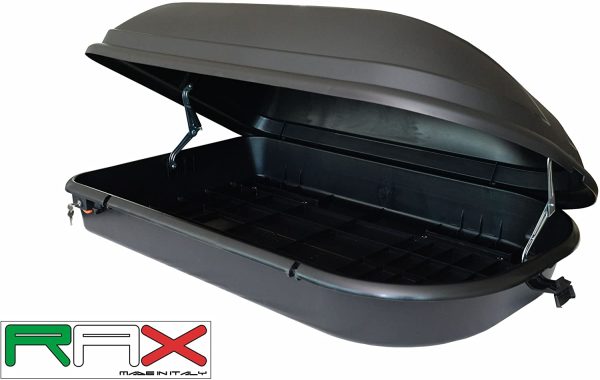 RAX Diamond 340 Box Portabagagli, Portata massima 60 kg, Nero, 131 x 43 x 78 cm - immagine 3