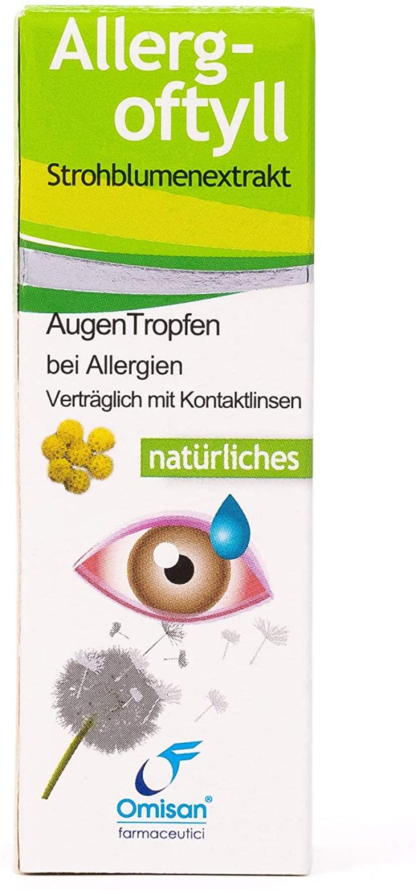 Allergoftyll Gocce Oculari, Bianco, 15 Millilitri