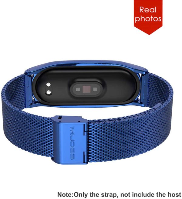 BDIG Cinturino per Mi Band 6 Cinturini Metallo in Acciaio Inossidabile MiBand 5 Bracciale di Ricambio Braccialetto con Links Strumento di Rimozione da Polso Sostitutivo Wristband Cinturini Mi Band 4/3 - immagine 7