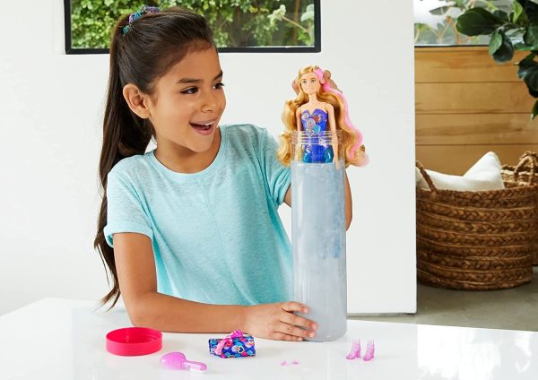 Barbie - Bambola Color Reveal con 7 Sorprese Linea Party, Giocattolo per Bambini 3+Anni, GTR96 - immagine 6