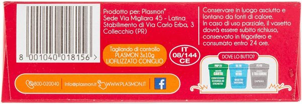 Plasmon Omogeneizzato Liofilizzato Coniglio 3x10g (12 Confezioni) - immagine 5