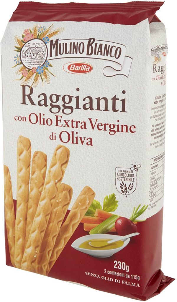 Mulino Bianco Grissini Raggianti con Olio Extravergine d'Oliva, Snack Salato per la Merenda, senza Olio di Palma - 230 gr - immagine 5