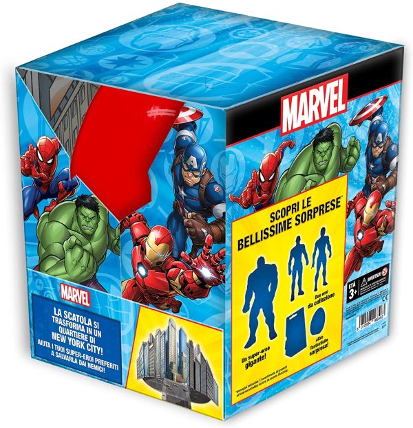 Hasbro Sorpresovo Marvel 2022 - Uovo con sorprese e Scatola che si trasforma in un Quartiere di New York - immagine 7