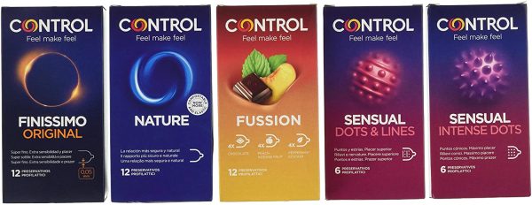 Control Pleasure Mix Cofanetto preservativi assortiti - 48 profilattici