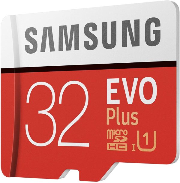 Samsung MB-MC32GA EVO Plus Scheda microSD da 32 GB, UHS-I U1, fino a 95 MB/s, con Adattatore SD, Rosso/Grigio - immagine 3