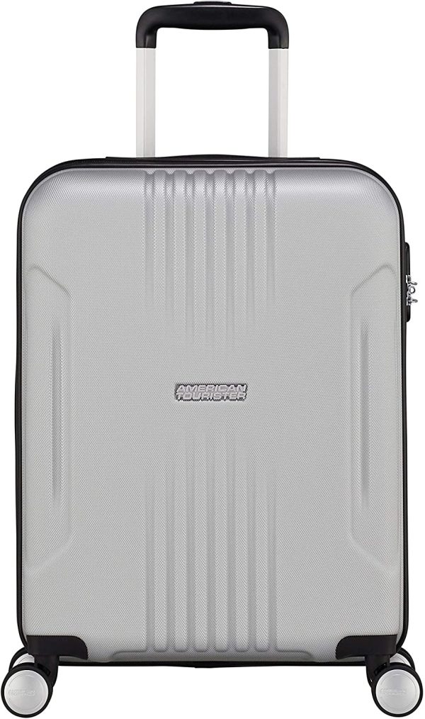 American Tourister Tracklite - Bagaglio a Mano, S (55 cm - 34 Litri), Argento (Silver) - immagine 3