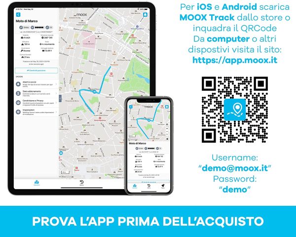 Track Localizzatore Gps per Auto, Moto, Camion, Barca - App Facile da Usare, Posizione in Tempo Reale, Allarmi differenziati - Sim e Traffico Incluso per 12 Mesi - Sempre Connesso - Blocco Motore - immagine 4