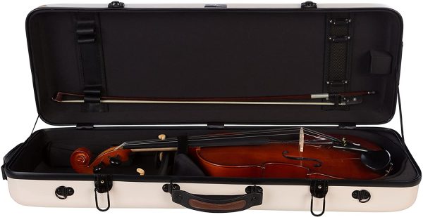 Custodia per viola 38-43cm Fiberglass Oblong perla M-Case + music bag - immagine 4