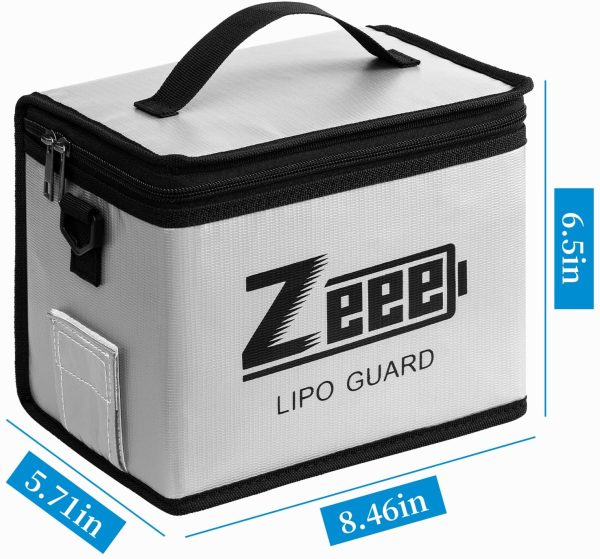 Safe Bag borsa di sicurezza grande capacit?? scatola di deposito di batterie di litio contenitore di protezione