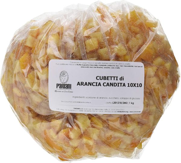 Pariani Cubetti di Arancia Candita - 1000 g