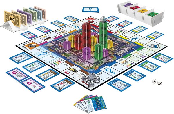 Hasbro Monopoly - Builder, gioco da tavolo Monopoly per bambini dagli 8 anni in su, Multicolore - immagine 5