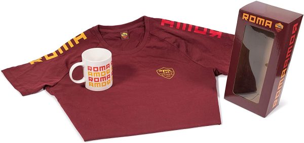 AS Roma, Set Mug & Tee Shirt Amor Uomo, Roma Red - immagine 6