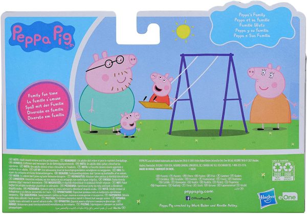 Peppa Pig - La Famiglia Confezione da 4 personaggi per bambini da 3 anni su, , Multicolore, F2190 - immagine 4