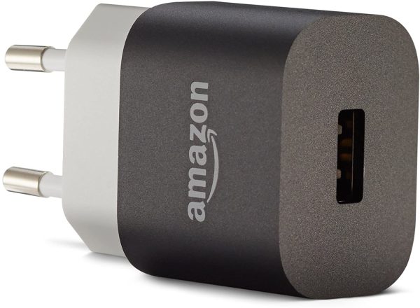 Caricabatterie USB Amazon da 5 W - compatibile con la maggior parte dei dispositivi inclusi tablet, e-reader, smartphone e altri