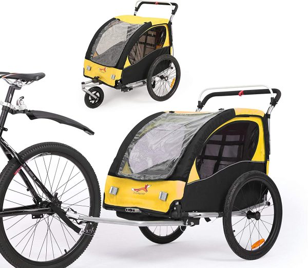 Fiximaster BT502 - Portabici girevole a 360?? per bambini, con maniglia freno e ruota protettore - immagine 2