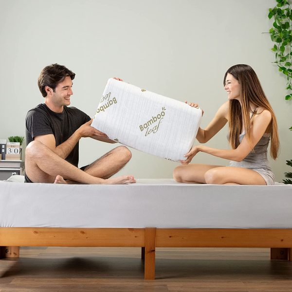 Cuscino Cervicale Memory Foam per Dormire Ortopedico Alto Aloe Vera Dispositivo Medico per Supporto al Collo Ergonomico Guanciale Letto Antirussamento Anallergico Federa in Bamboo Made in Italy - immagine 6