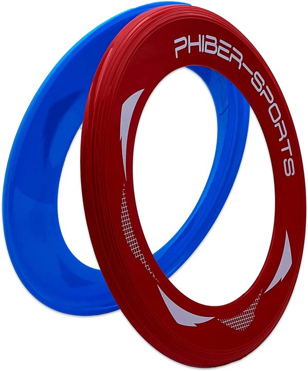 Anelli per Frisbee - 2 Pack di Anelli da Lancio Premium - 80% pi?? Leggero dei Dischi Standard per Frisbee - Facile da Prendere - Traiettoria Perfetta - Ideale per Bambini e Adulti - immagine 5