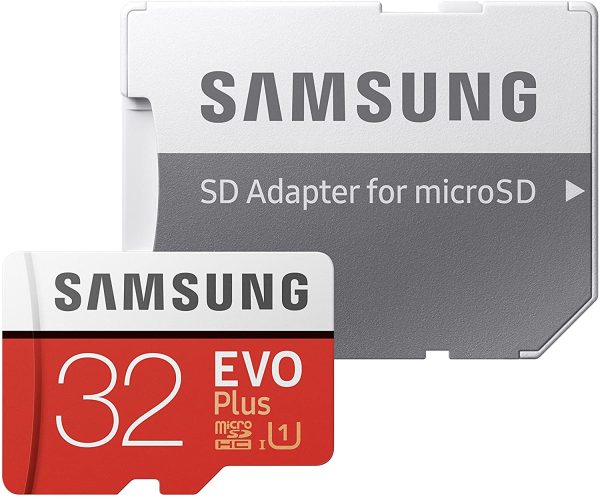 Samsung MB-MC32GA EVO Plus Scheda microSD da 32 GB, UHS-I U1, fino a 95 MB/s, con Adattatore SD, Rosso/Grigio - immagine 2