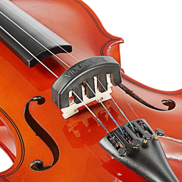 Sordina Mute Silenziatore con 5 Denti per Violino, Leggero e Morbido in Gomma - immagine 6