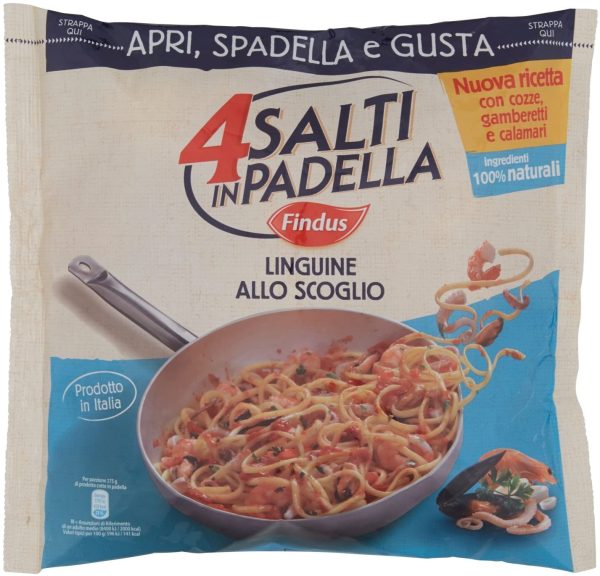 4 Salti in Padella Findus Linguine allo Scoglio, 550g (Surgelato) - immagine 3