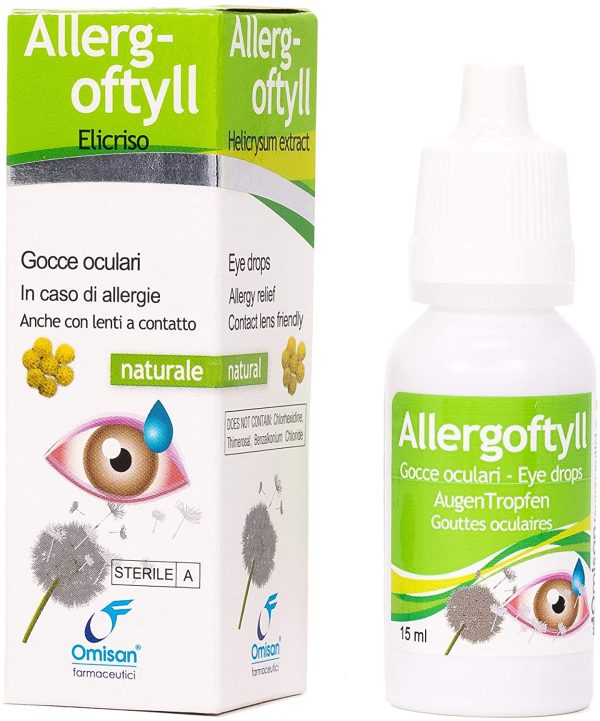 Allergoftyll Gocce Oculari, Bianco, 15 Millilitri - immagine 2