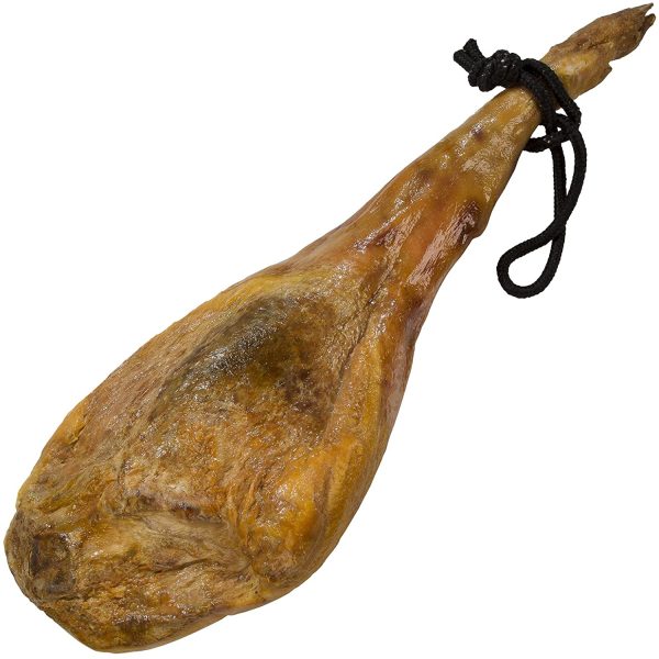 Prosciutto Spagnolo Serrano Riserva + Porta Prosciutto + Coltello 6.2 - 6.8 Kg - Jamon Serrano Crudo