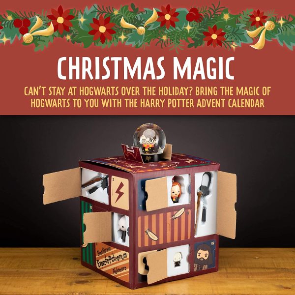 Paladone - Calendario dell'avvento di Harry Potter, cubo con 24 regali, conto alla rovescia per Natale - immagine 3