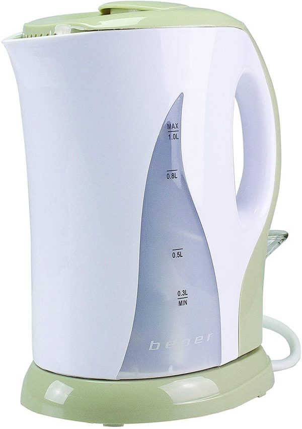 Beper BB.050 Bollitore d??Acqua Elettrico, Capacit?? 1L, Indicatore Graduato, Spegnimento Automatico, Autospegnimento in Assenza di Acqua, Ebollizione Veloce, Electric Kettle - immagine 6