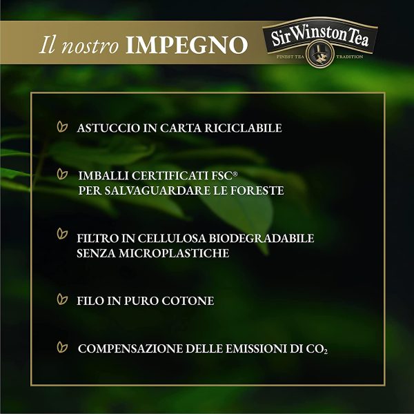 Sir Winston Tea, Tè Nero Freddo Ice Tea Limone, 54 Filtri (3 Confezioni da 18 Filtri), Gusto Agrumato, Ideale per le Giornate Estive, Certificato RFA, Senza Lattosio, Glutine e Allergeni - immagine 4