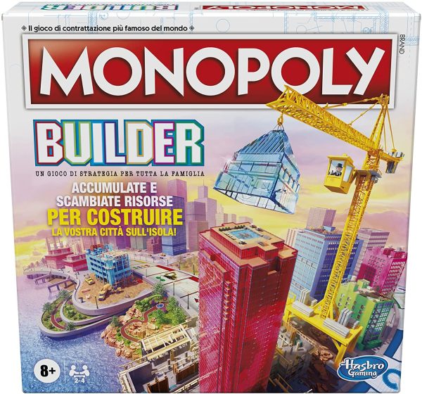 Hasbro Monopoly - Builder, gioco da tavolo Monopoly per bambini dagli 8 anni in su, Multicolore - immagine 4