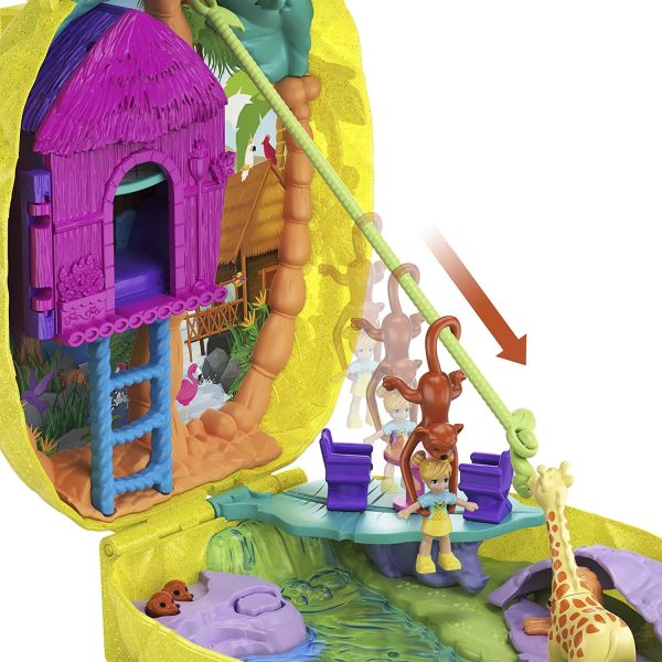 Polly Pocket- Cofanetto Borsetta dei Segreti Ananas Polly Giocattolo per Bambini 4+Anni, GKJ64 - immagine 2