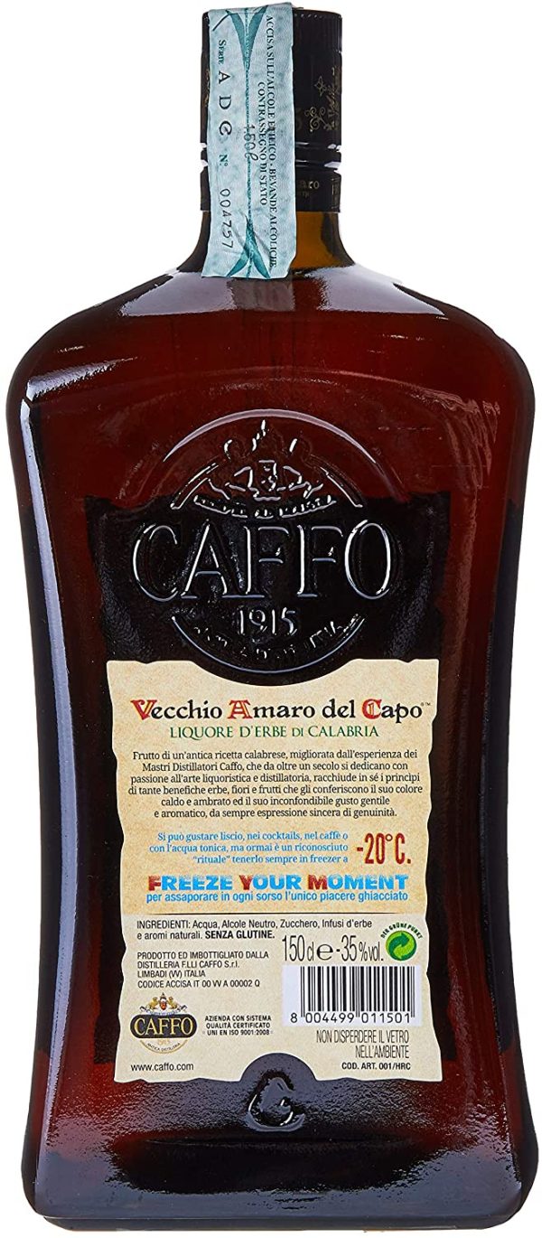 Vecchio Amaro del Capo Liquore d'Erbe di Calabria Caffo, 1500 ml - immagine 4